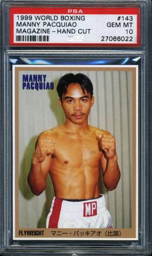 1999 World Boxing Magazine #143 Manny Pacquiao PSA 10 #27066022