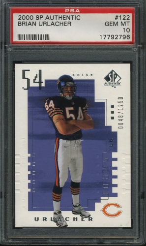 2000 SP Authentic #122 Brian Urlacher PSA 10 #17792796