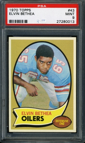 1970 Topps #043 Elvin Bethea PSA 9 #27280013
