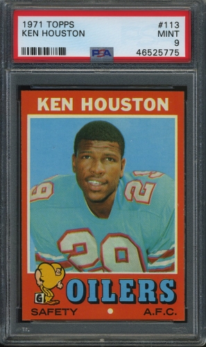 1971 Topps #113 Ken Houston PSA 9 #46525775