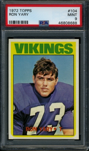 1972 Topps #104 Ron Yary PSA 9 #46808688