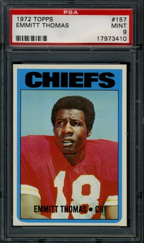 1972 Topps #157 Emmitt Thomas PSA 9 #17973410