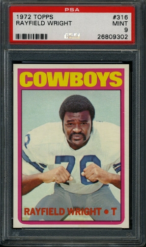 1972 Topps #316 Rayfield Wright PSA 9 #26809302