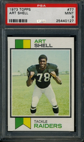 1973 Topps #077 Art Shell PSA 9 #25440127