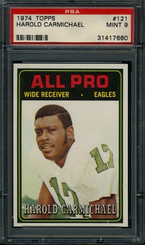 1974 Topps #121 Harold Carmichael PSA 9 #31417660