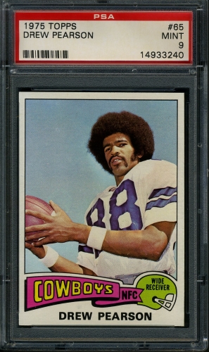 1975 Topps #065 Drew Pearson PSA 9 #14933240
