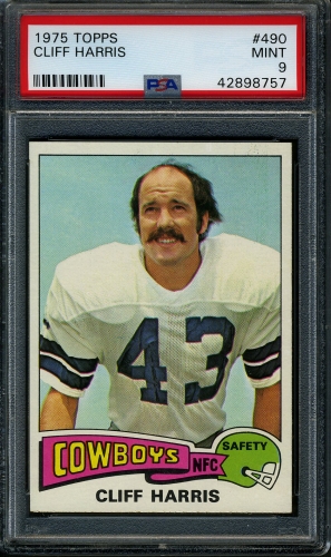 1975 Topps #490 Cliff Harris PSA 9 #42898757