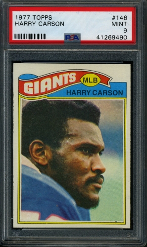 1977 Topps #146 Harry Carson PSA 9 #41269490