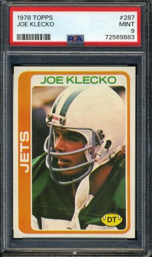 1978 Topps #287 Joe Klecko PSA 9 #72569883