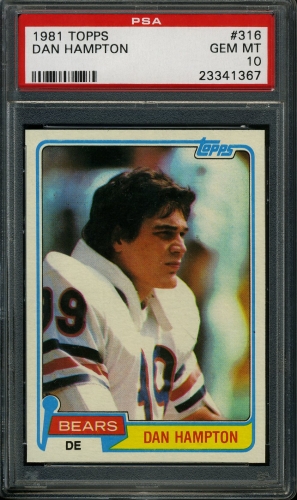 1981 Topps #316 Dan Hampton PSA 10 #23341367