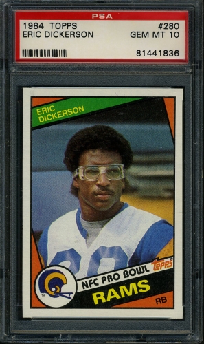 1984 Topps #280 Eric Dickerson PSA 10 #81441836