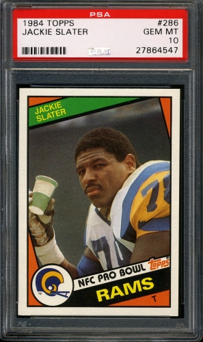1984 Topps #286 Jackie Slater PSA 10 #27864547