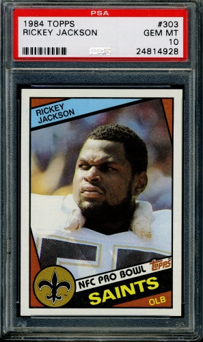 1984 Topps #303 Rickey Jackson PSA 10 #24814928