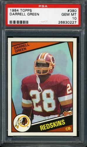 1984 Topps #380 Darrell Green PSA 10 #26830227
