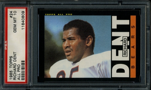 1985 Topps #024 Richard Dent PSA 10 #11840809