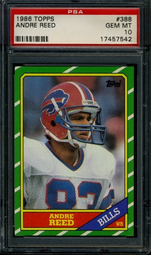 1986 Topps #388 Andre Reed PSA 10 #17457542