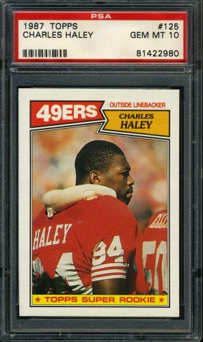 1987 Topps #125 Charles Haley PSA 10 #81422980
