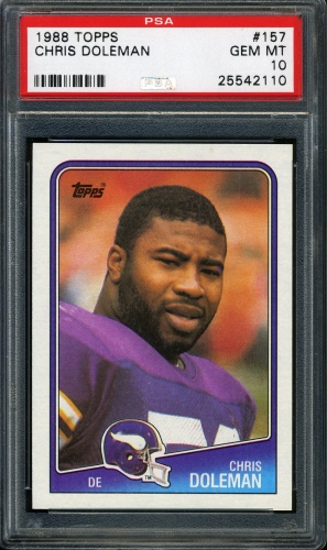 1988 Topps #157 Chris Doleman PSA 10 #25542110