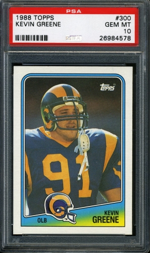 1988 Topps #300 Kevin Greene PSA 10 #26984578