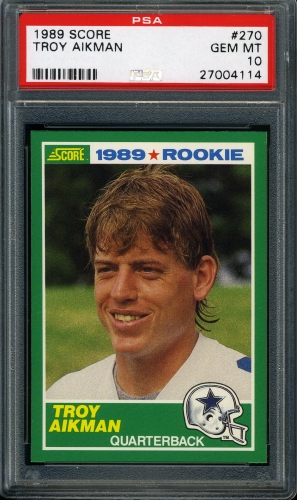 1989 Score #270 Troy Aikman PSA 10 #27004114