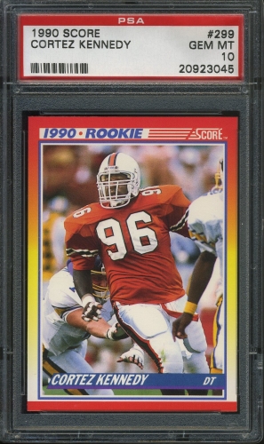 1990 Score #299 Cortez Kennedy PSA 10 #20923045