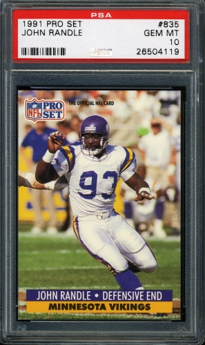 1991 Pro Set #835 John Randle PSA 10 #26504119