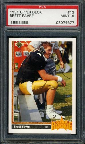 1991 Upper Deck #013 Brett Favre PSA 9 #08074677