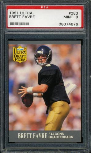 1991 Ultra #283 Brett Favre PSA 9 #08074676