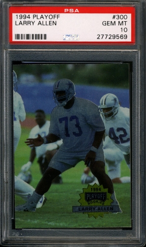 1994 Playoff #300 Larry Allen PSA 10 #27729569