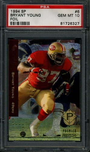 1994 SP #006 Bryant Young PSA 10 #81726327