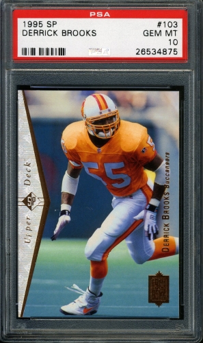 1995 SP #103 Derrick Brooks PSA 10 #26534874