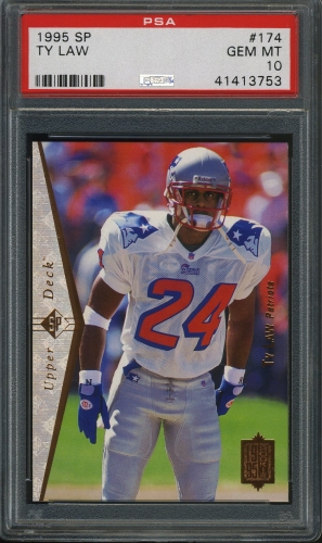 1995 SP #174 Ty Law PSA 10 #41413753