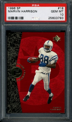 1996 SP #018 Marvin Harrison PSA 10 #25603793