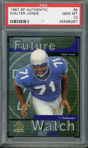 1997 SP Authentic #006 Walter Jones PSA 10 #25596287