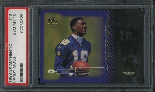 1998 SP Authentic #018 Randy Moss PSA 10 #07030825