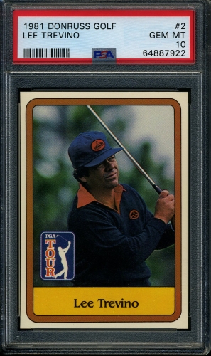 1981 Donruss #002 Lee Trevino PSA 10 #64887922