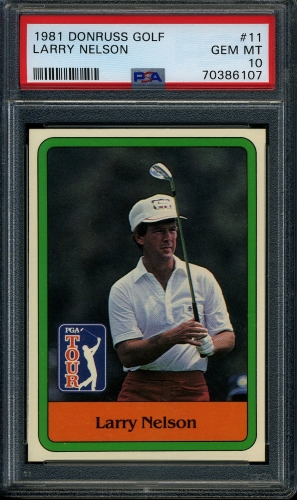 1981 Donruss #011 Larry Nelson PSA 10 #70386107