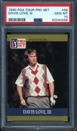 1990 Pro Set #056 Davis Love, III PSA 10 #62040288