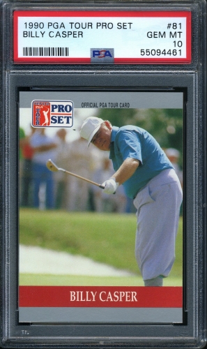 1990 Pro Set #081 Billy Casper PSA 10 #55094461