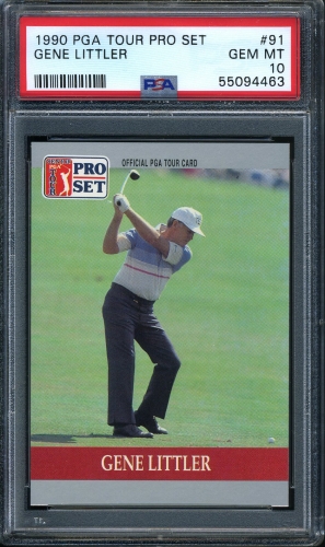 1990 Pro Set #091 Gene Littler PSA 10 #55094463
