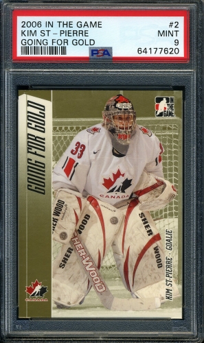 2006 ITG Going For Gold Women's National Team #002 Kim St.-Pierre PSA 9 #64177620