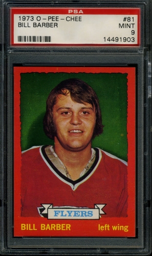 1973 O-Pee-Chee #081 Bill Barber PSA 9 #14491903