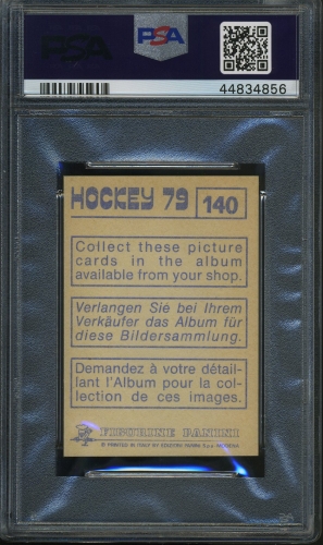 1979 Panini Stickers #140 Vladislav Tretiak PSA 9 #44834856 - Back