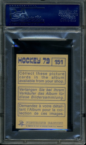 1979 Panini Stickers #151 Valeri Kharlamov PSA 9 #17240303 - Back