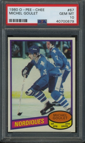 1980 O-Pee-Chee #067 Michel Goulet PSA 10 #40700879