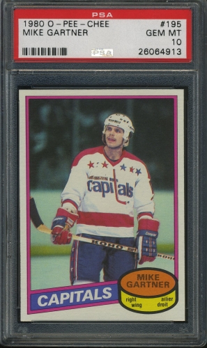 1980 O-Pee-Chee #195 Mike Gartner PSA 10 #26064913