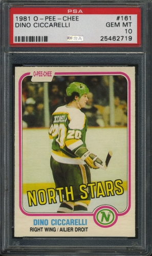 1981 O-Pee-Chee #161 Dino Ciccarelli PSA 10 #25462719