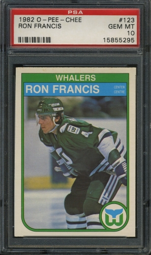 1982 O-Pee-Chee #123 Ron Francis PSA 10 #15855295