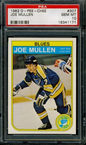 1982 O-Pee-Chee #307 Joe Mullen PSA 10 #19341171