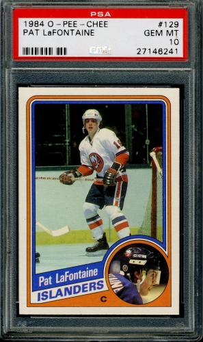 1984 O-Pee-Chee #129 Pat Lafontaine PSA 10 #27146241